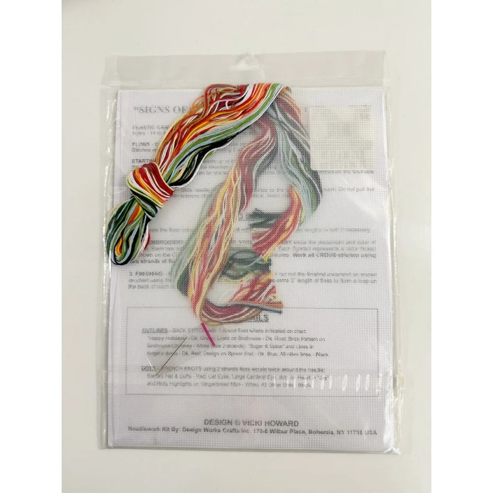 Design Works Crafts Ornament Kit Unisex OS Multicolor Plastic Canvas 1676 6pc